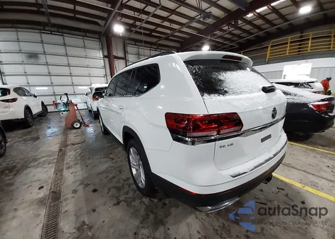 2021 Volkswagen Atlas 3.6L V6 Se W/Technology from USA, damaged, VIN 1V2JR2CA4MC568460